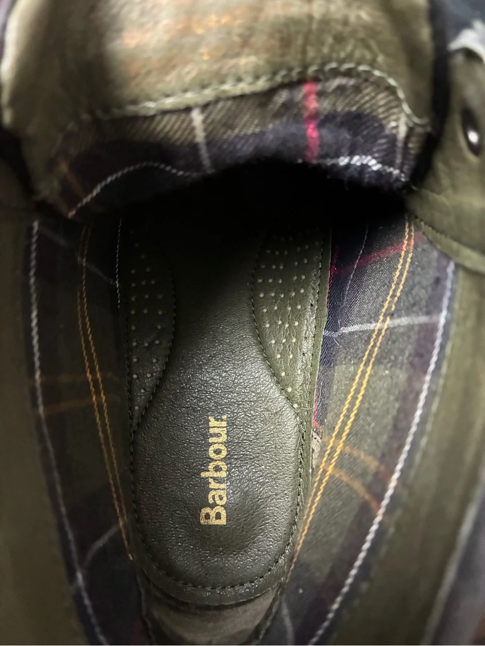 Barbour Black Leather Lace-Up Ankle Boots with Suede Heel Accent